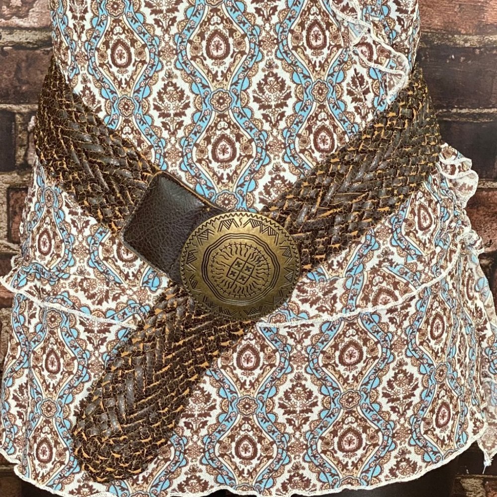 Vintage Braided Wrap Belt  - Boho Accessory